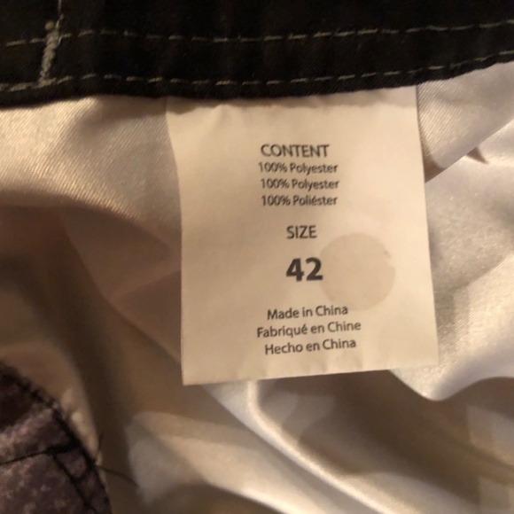 Oneill Board Shorts Swim Surf Mens 42 Multi-colored Stripes Cargo Pocket Beach - Picture 5 of 8